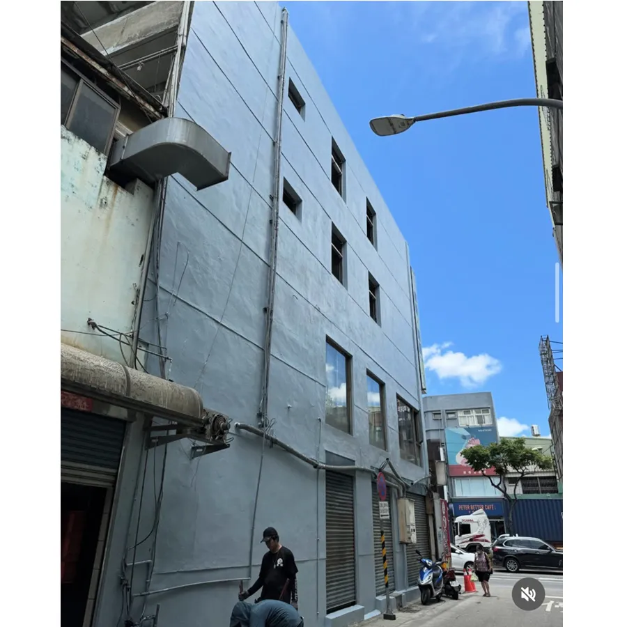 拆除工程對照-某大樓外牆